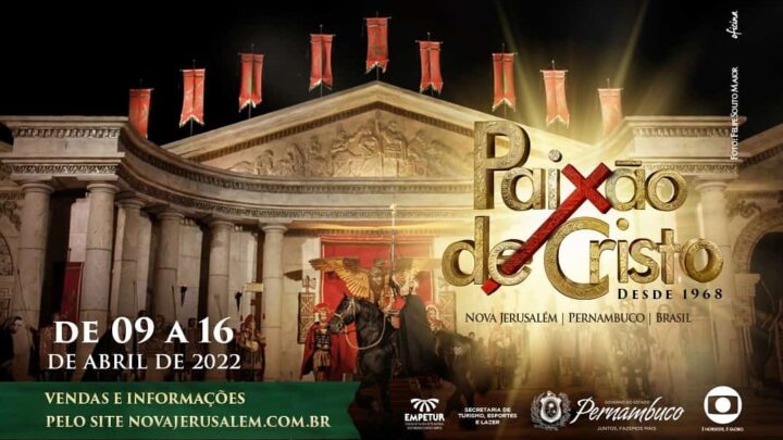 Ingressos da Paixão de Cristo de Nova Jerusalém serão vendidos pelo site a partir de quarta-feira (15)
