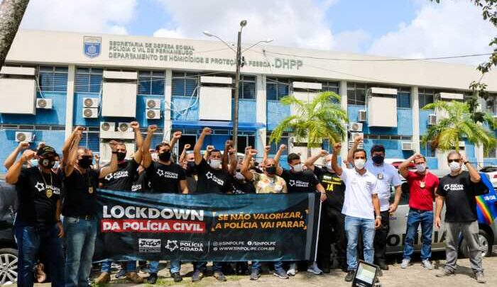 Policiais Civis de Pernambuco entram em estado de greve