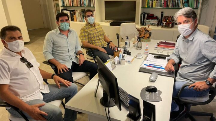 Tony Gel e Tonynho se reúnem com Raul Henry para discutir planejamento do MDB nas eleições