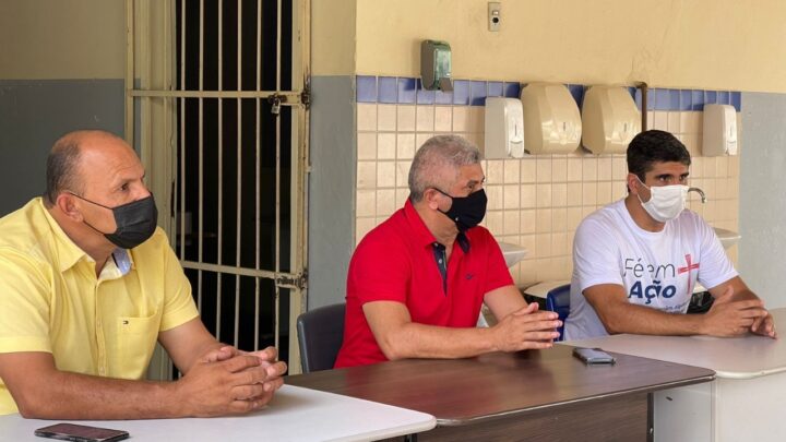 Deputado Erick Lessa, Lero e Gena discutem soluções para feira de Pão de Açúcar
