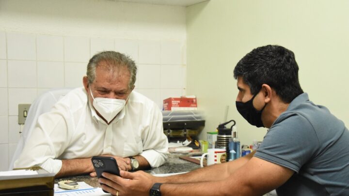 Erick Lessa se reúne com diretor-geral do Hospital Jesus Nazareno (Fusam)