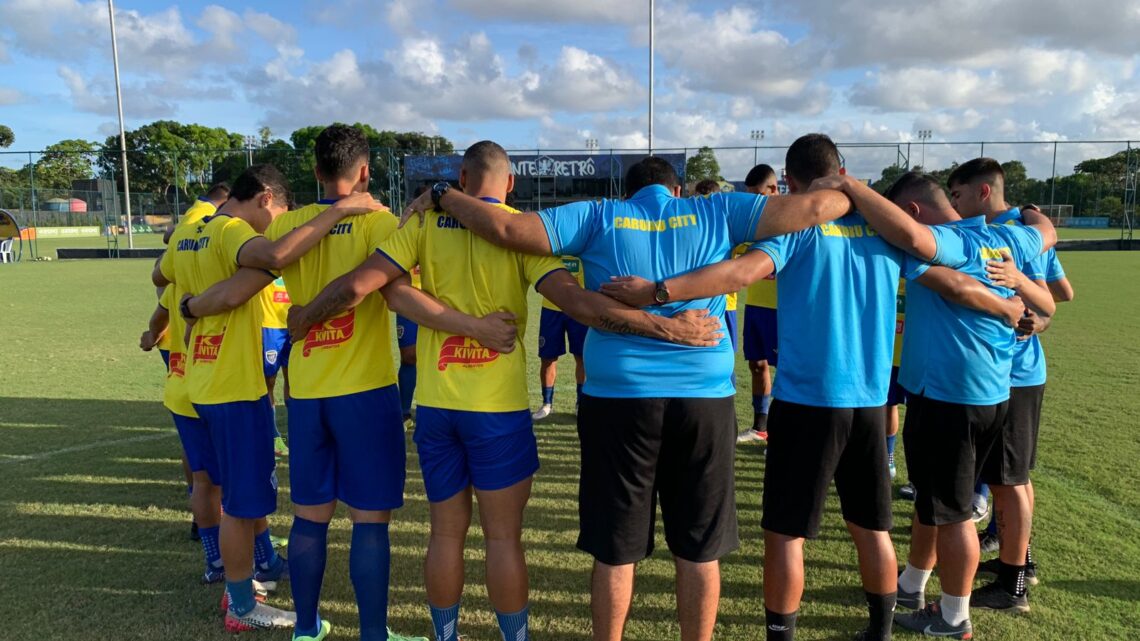 Caruaru City pronto para jogo contra o Náutico pelo Campeonato Pernambucano nesta quarta (9) Caruaru City pronto para jogo contra o Náutico pelo Campeonato Pernambucano nesta quarta (9)