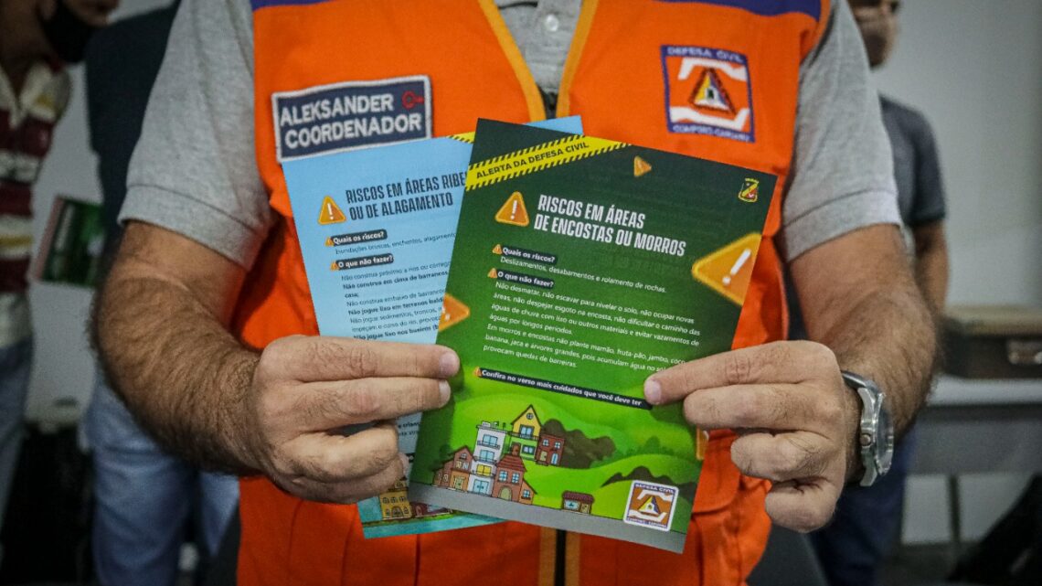 Defesa Civil de Caruaru reforça cuidados para os moradores dos morros e encostas em dias de chuva