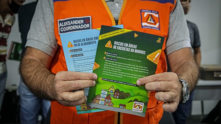 Defesa Civil de Caruaru reforça cuidados para os moradores dos morros e encostas em dias de chuva