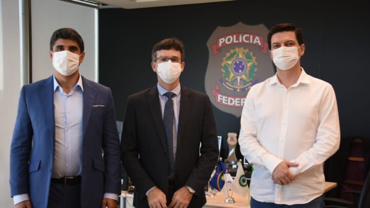 Lessa debate Guardas Municipais com cúpula da Polícia Federal