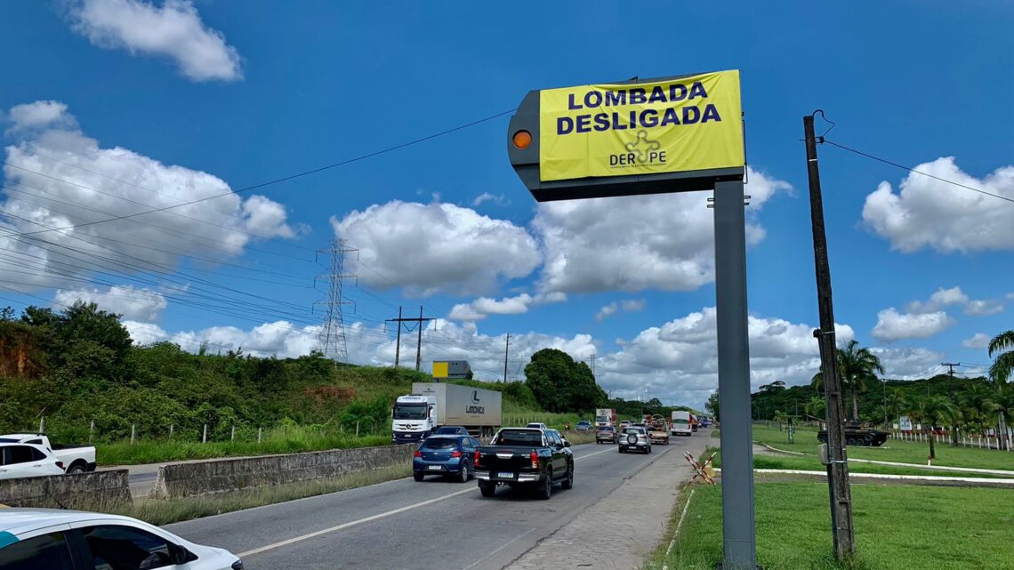 Lombadas desligadas neste feriado de Tiradentes