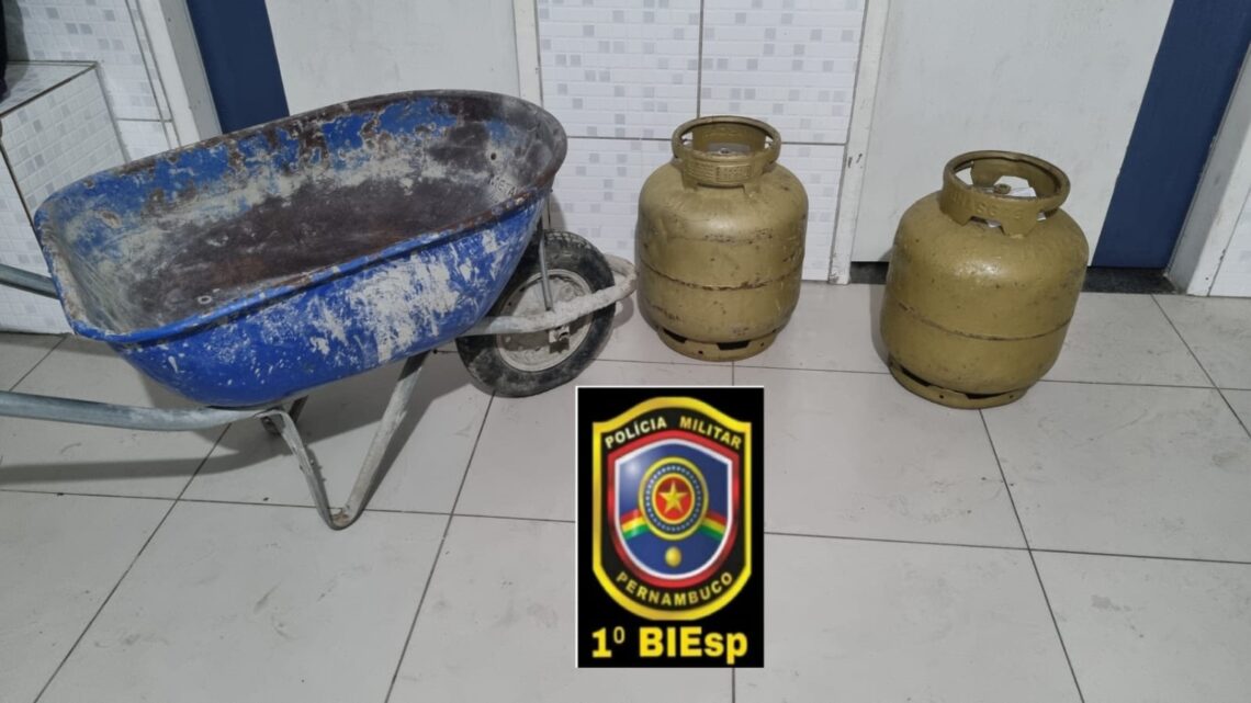 1° BIEsp recupera produtos furtados e prende suspeitos em Caruaru