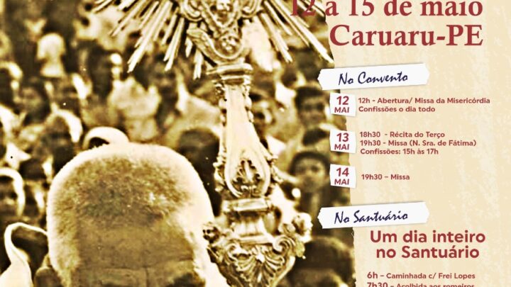 Festa de Frei Damião em Caruaru começa nesta quinta-feira (12); Confira