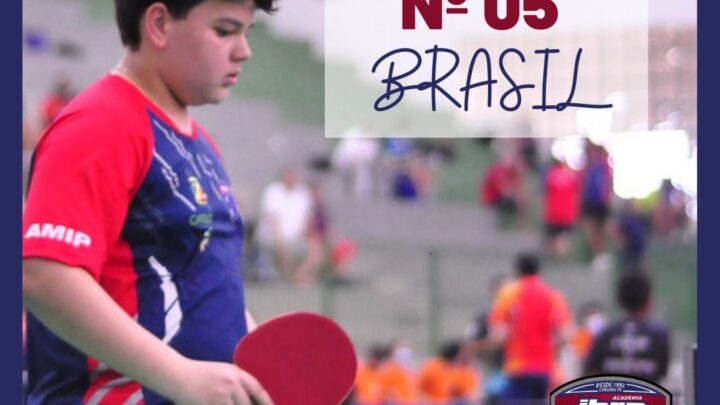 Atletas da Ibra Tênis de Mesa de Caruaru estão entre os melhores no ranking nacional
