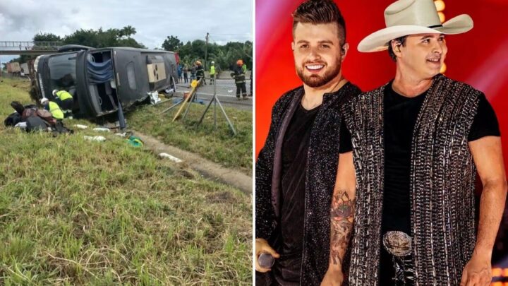 Cantor e outras 5 pessoas morrem após show em acidente de ônibus