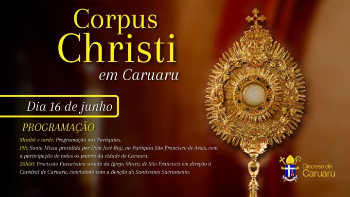 Corpus Christi em Caruaru terá Missa na Igreja de São Francisco e procissão até a Catedral