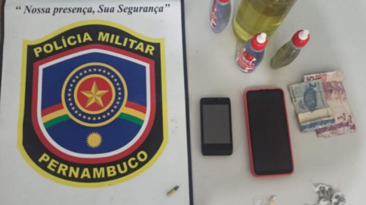 Moradora de Caruaru, tem casa de praia no Litoral Sul arrombada, chama a PM e ladrão é detido