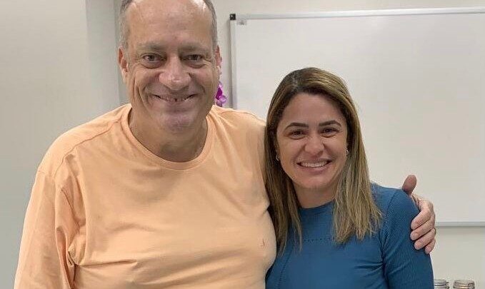 Jorge Quintino visita institucionalmente a nova secretária de Educação de Caruaru, Aline Tibúrcio