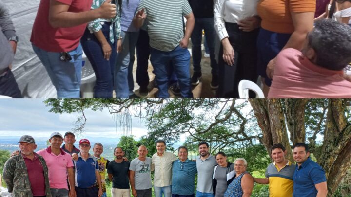 Tony e Tonynho participam de eventos na zona rural de Caruaru