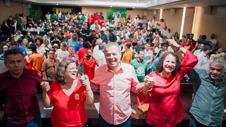 Federação PT/PCdoB/PV faz convenção e homologa apoio a Danilo para governador
