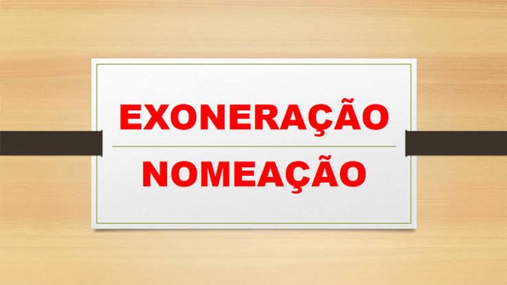 Confira as recentes exonerações e nomeações da Gestão Rodrigo Pinheiro