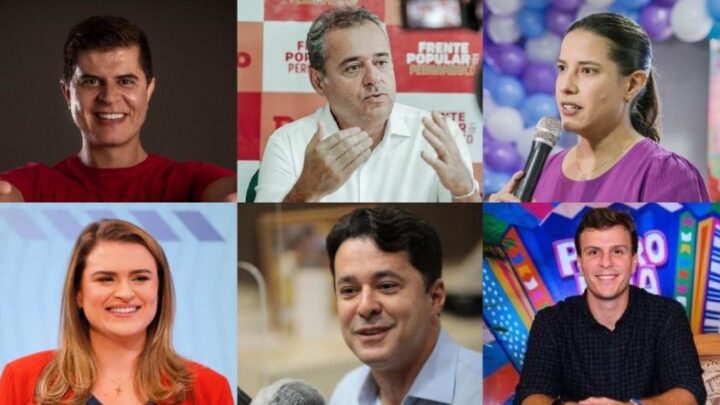 Pesquisa Ipec em Pernambuco: Marília, 33%, Raquel, 11%, Anderson, 10%, Miguel, 9%, Danilo, 6%
