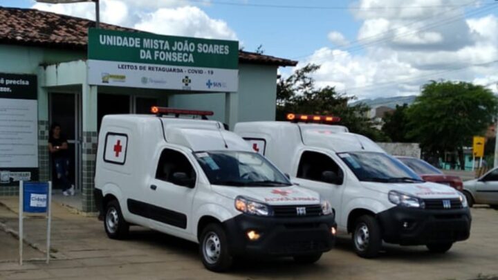 Riacho das Almas recebe novas ambulâncias adquiridas com recursos destinados por Tony Gel