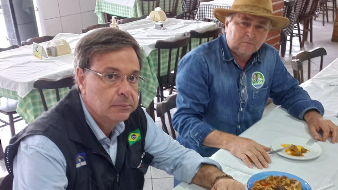 Vereador Val Lima recebe  o candidato ao Senado Gílson Machado em Caruaru