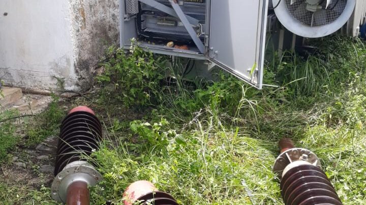 Compesa suspende abastecimento após furto de cabos elétricos da elevatória de Jucazinho