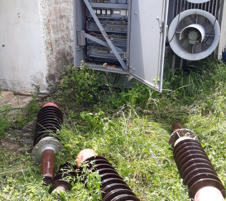 Compesa suspende abastecimento após furto de cabos elétricos da elevatória de Jucazinho