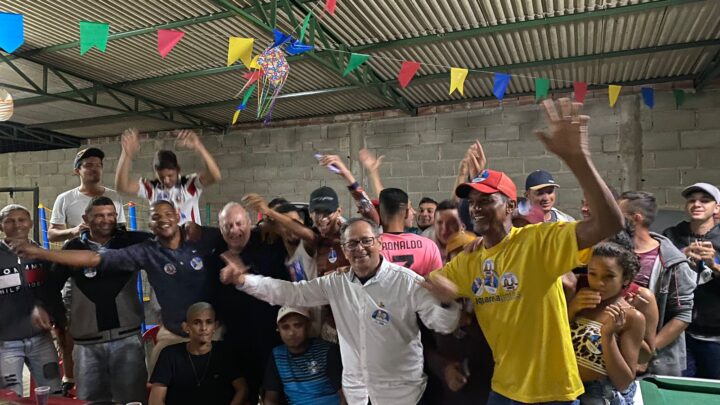Em Cachoeirinha, Jorge Quintino reforça o seu apoio ao esporte