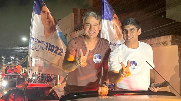 Lessa e Fernando Monteiro fazem buzinaço em Caruaru