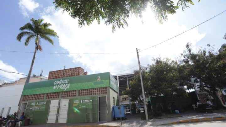 Comércio na Praça recebe requalificação do espaço, garantindo mais segurança e estrutura para compradores