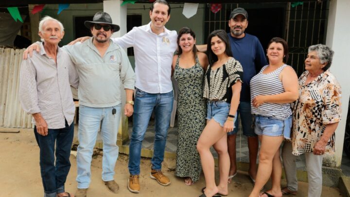Armandinho cumpre intensa agenda na zona rural de Brejão