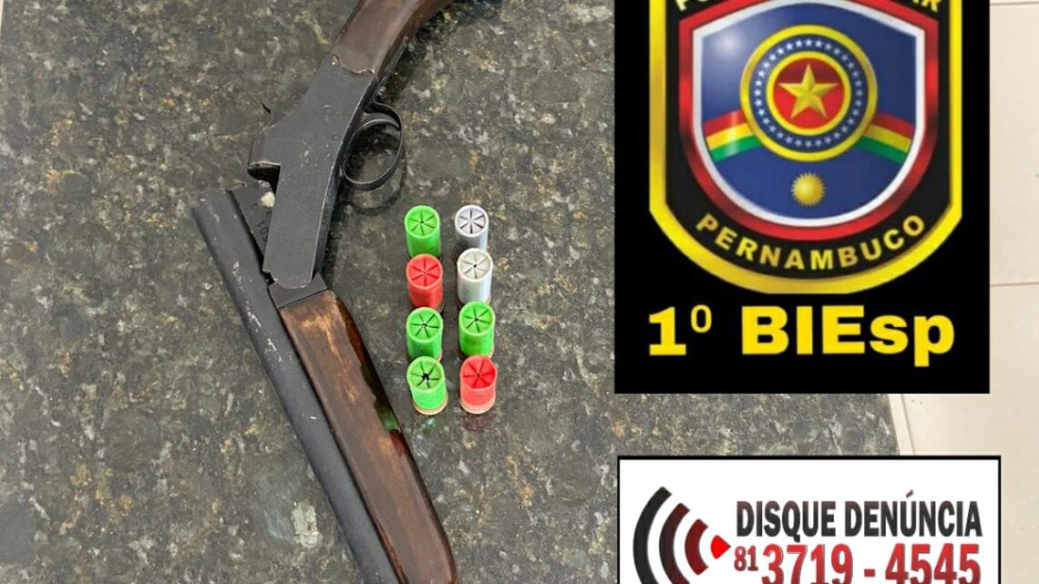 Indivíduo preso na zona rural de Caruaru, através de informações repassadas ao Disque Denúncia Agreste