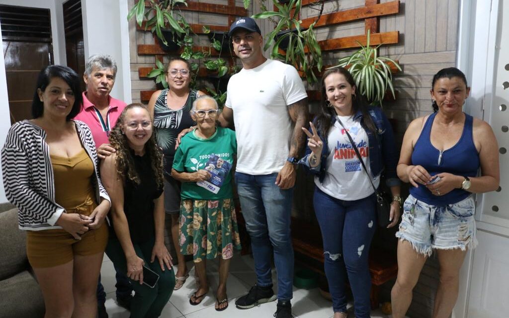Anderson Correia recebe apoios no Salgado e na zona rural de Caruaru