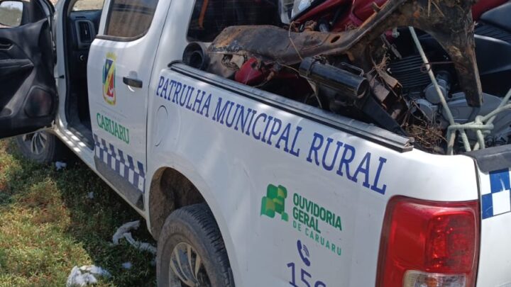 Guarda Municipal acaba com desmanche de motos na zona rural de Caruaru
