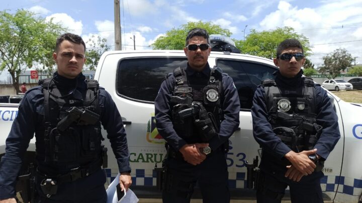 Guarda Municipal de Caruaru conduz à delegacia suspeito de invadir casa