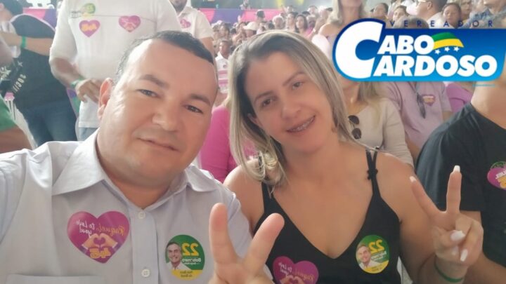 Vereador Cabo Cardoso confirma apoio a Raquel e reafirma apoio a Bolsonaro no 2° turno