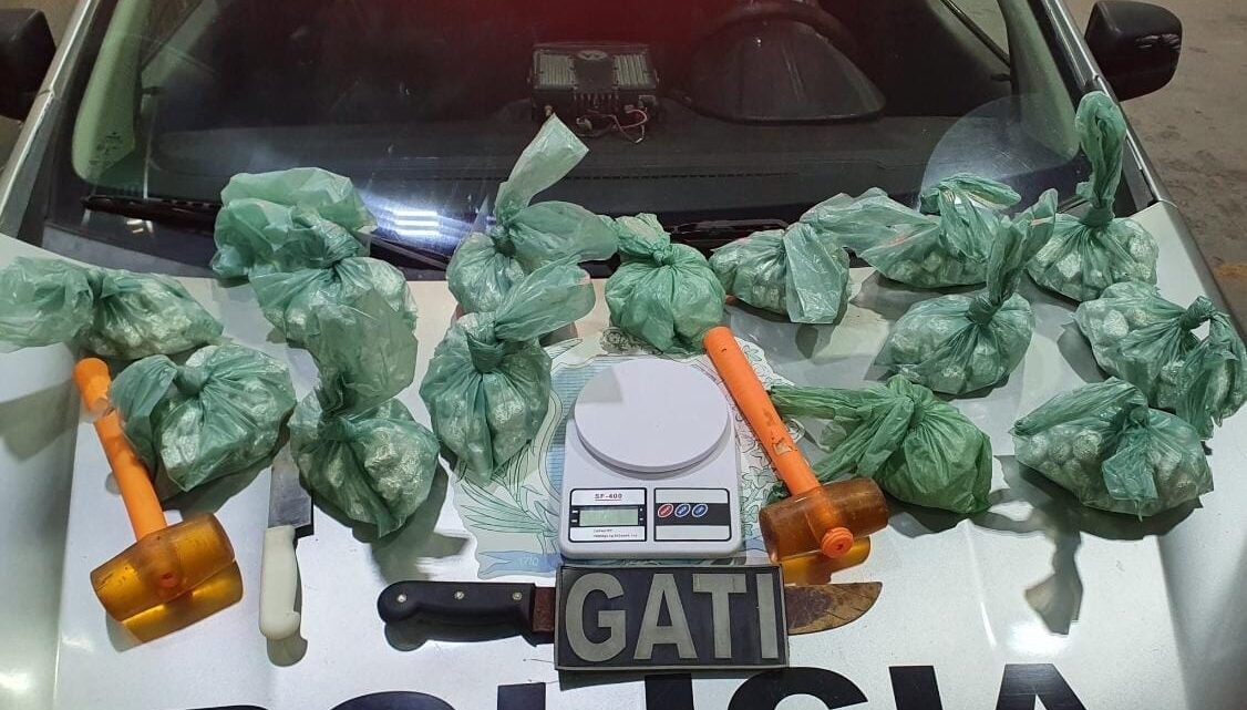 PM apreende menor por tráfico de drogas