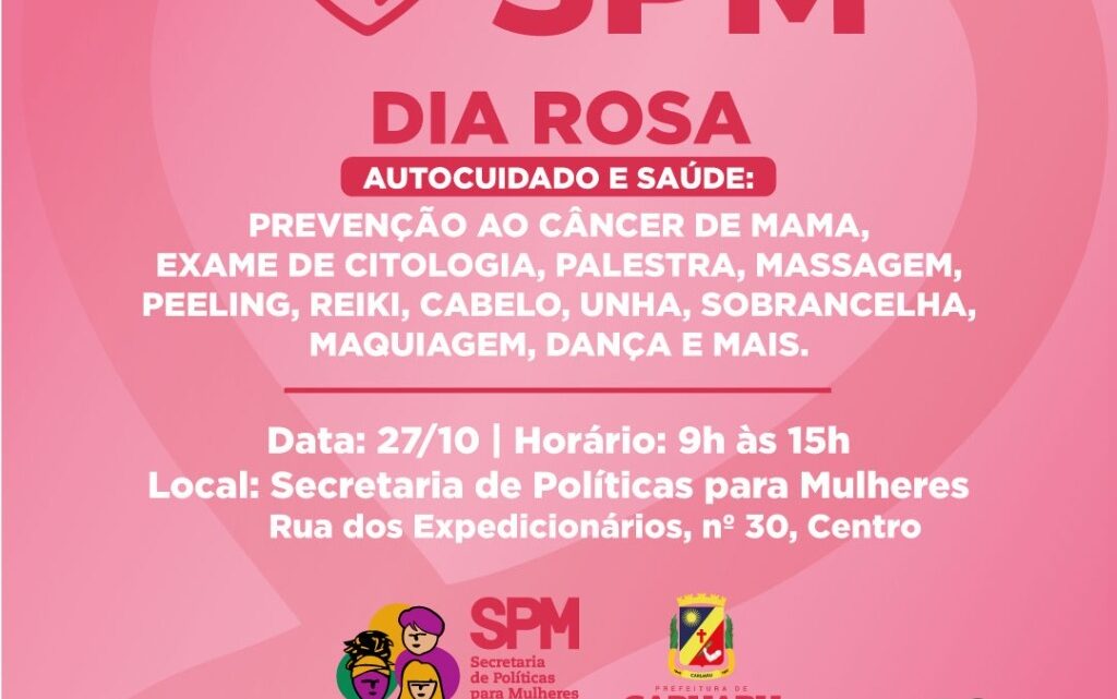 Dia Rosa oferece diversos serviços gratuitos às mulheres, em Caruaru, nesta quinta-feira (27) Dia Rosa oferece diversos serviços gratuitos às mulheres, em Caruaru, nesta quinta-feira (27)