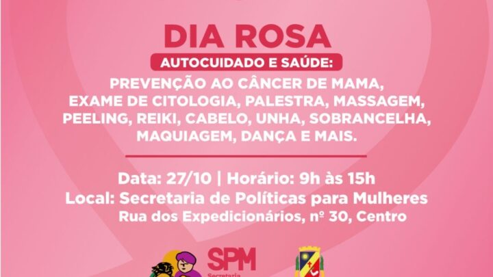 Dia Rosa oferece diversos serviços gratuitos às mulheres, em Caruaru, nesta quinta-feira (27)