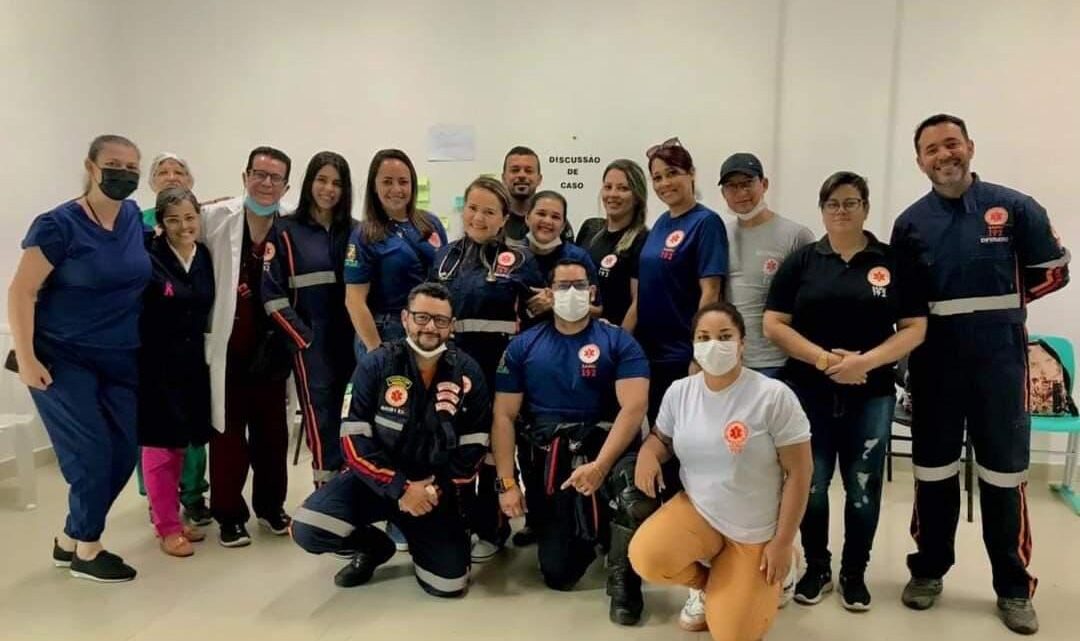 Profissionais do SAMU passam por treinamento em emergências obstétricas