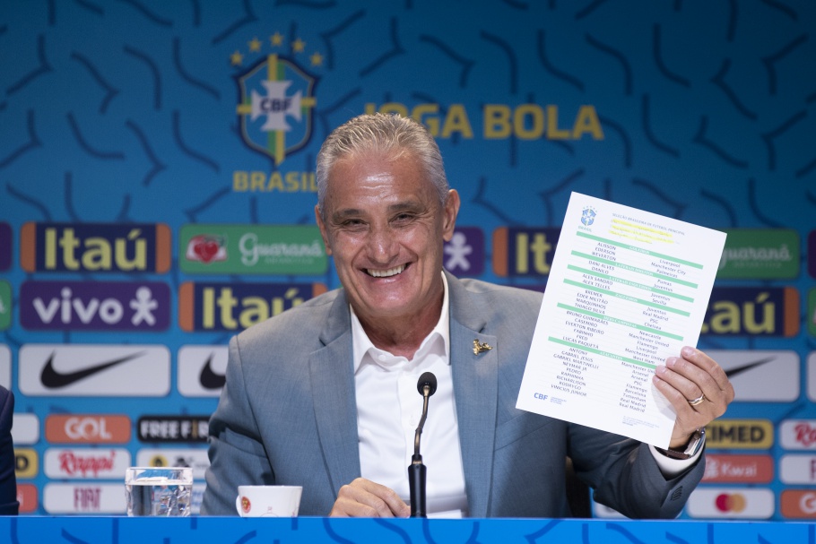 Tite convoca Seleção Brasileira e mostra otimismo para Copa do Mundo Tite convoca Seleção Brasileira e mostra otimismo para Copa do Mundo