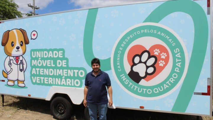 Instituto Quatro Patas apresenta a primeira unidade móvel de atendimento veterinário de Caruaru e realiza evento de adoção