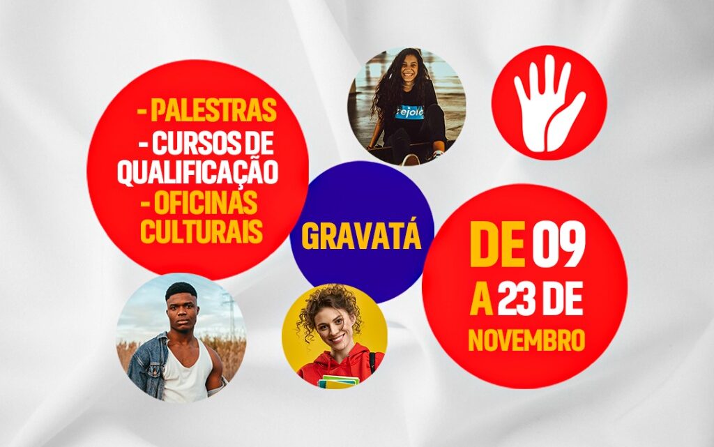 Ação Cultural Pernambuco na Luta contra as drogas acontece de 09 a 23 de novembro em Gravatá Ação Cultural Pernambuco na Luta contra as drogas acontece de 09 a 23 de novembro em Gravatá