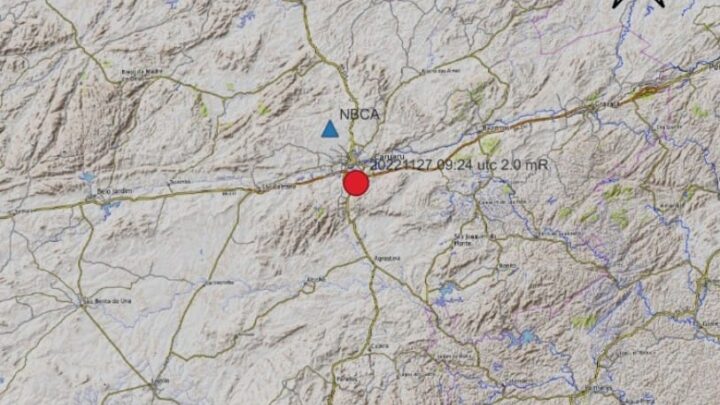 Tremor de terra é registrado em Caruaru, neste domingo (27)