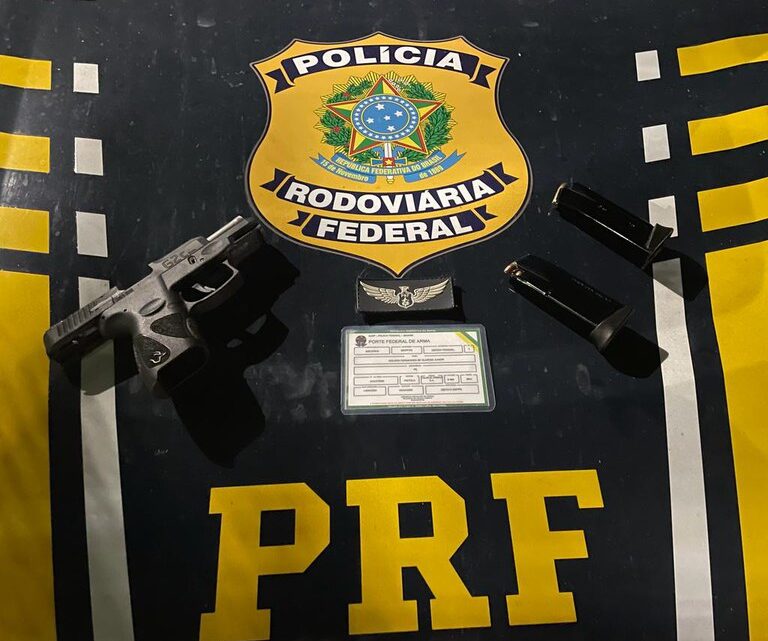 Homem armado é detido pela PRF durante operação RODOVIDA