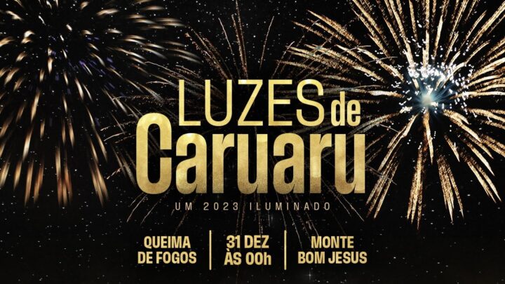 Tradicional queima de fogos e espetáculo de luzes em Caruaru neste sábado (31)