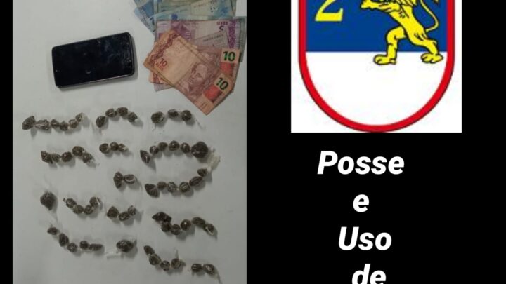 Homem é capturado com entorpecentes com dezenas de pedras de crack