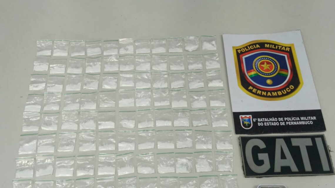 Homem é preso por tráfico de drogas