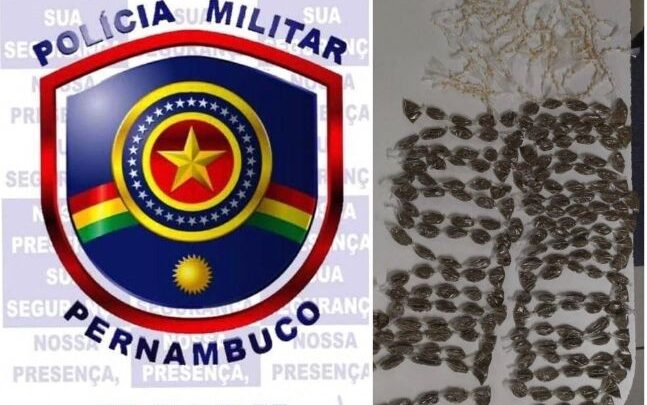 Polícia Militar encontra maconha e crack enterrados