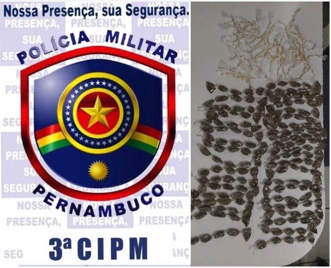 Polícia Militar encontra maconha e crack enterrados