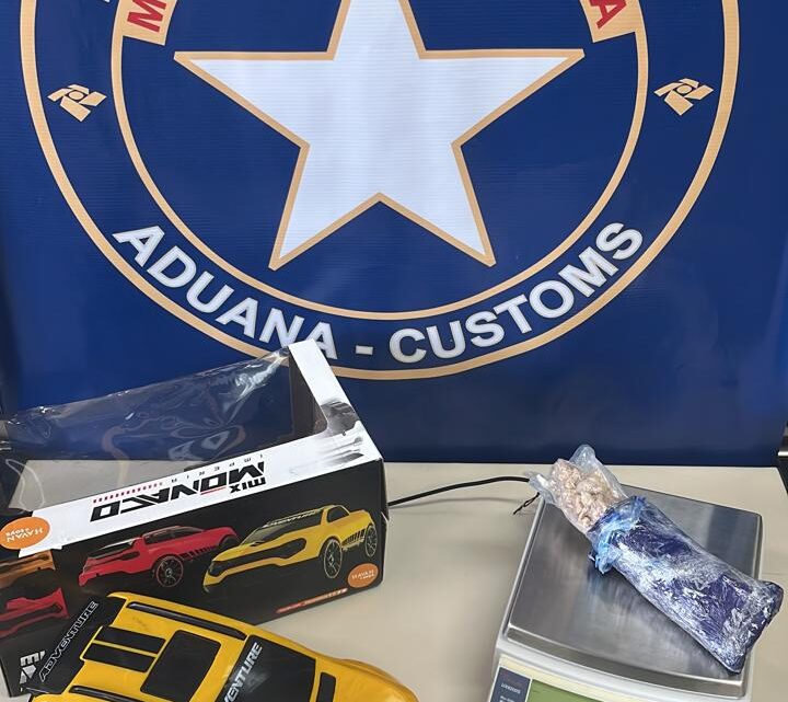 Receita Federal apreende drogas que estavam escondidas em carrinho de brinquedo