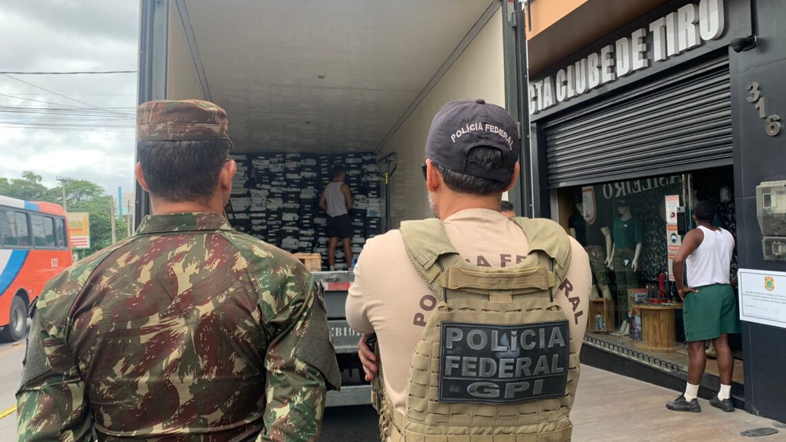 Polícia Federal e Exército apreendem grande quantidade de armas em Caruaru